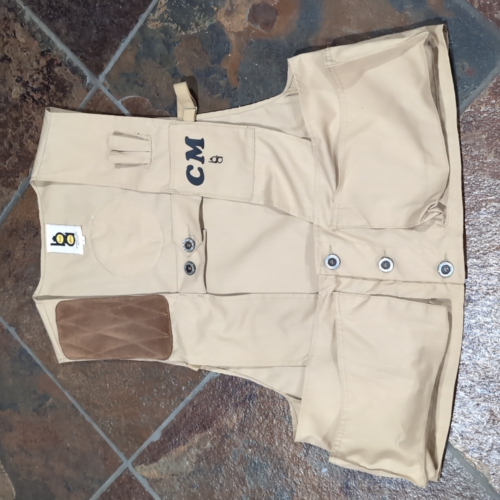 Vintage Bob Allen Hunting / Shooting Vest Large Patch on back
